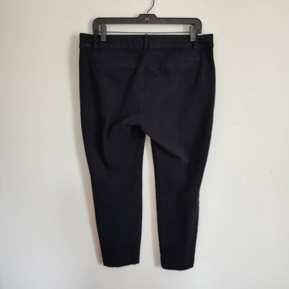 Ladies SZ 12 J Crew Merchantile Winnie Black Ankle Pant - Picture 2 of 3